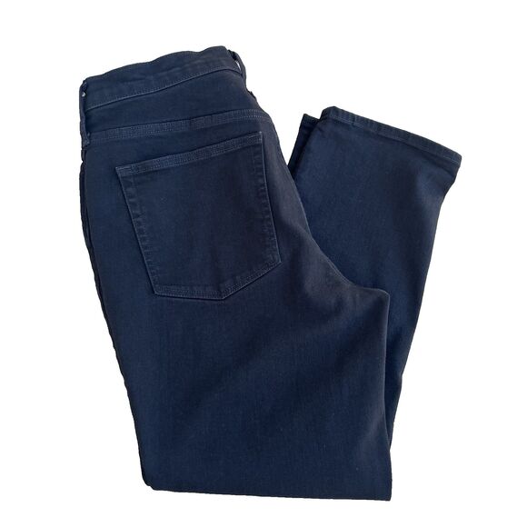 J. Crew Essential Straight Jeans Women's Size 31 Black Stretch Denim - Picture 3 of 5